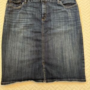 Chicos denim skirt